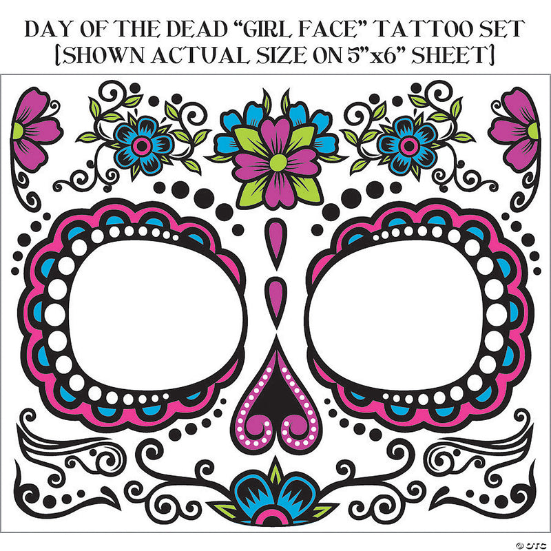 Day Of The Dead Face Tattoo - image 1