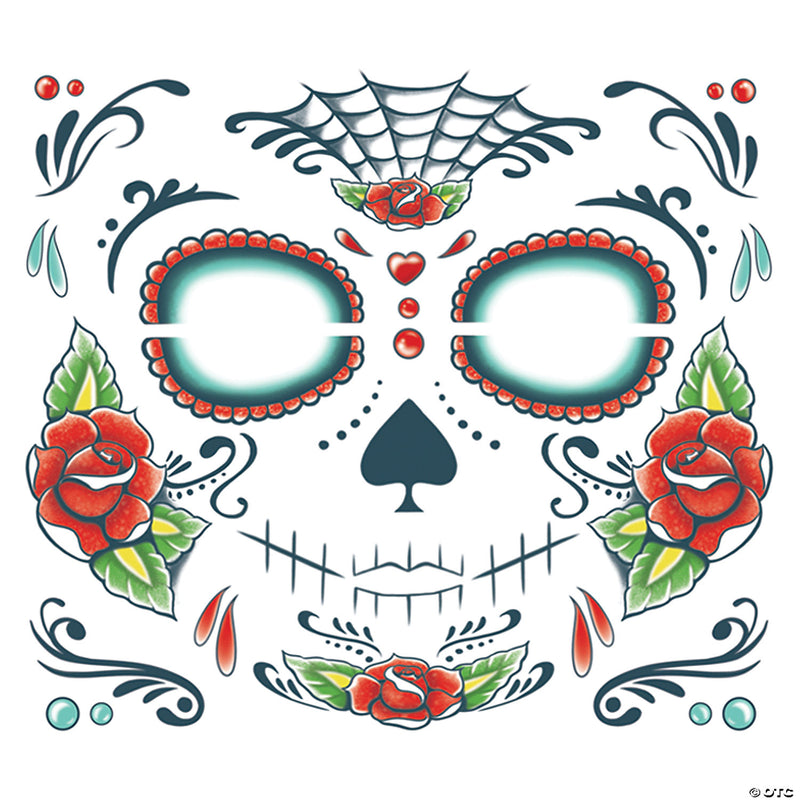 Day Of The Dead Tattoo | Costume-shop.com - image 1