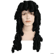 Long Alonge Costume Wig - BLACK - image 1