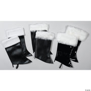 Deluxe Plush Santa Boot Tops - LARGE - image 2