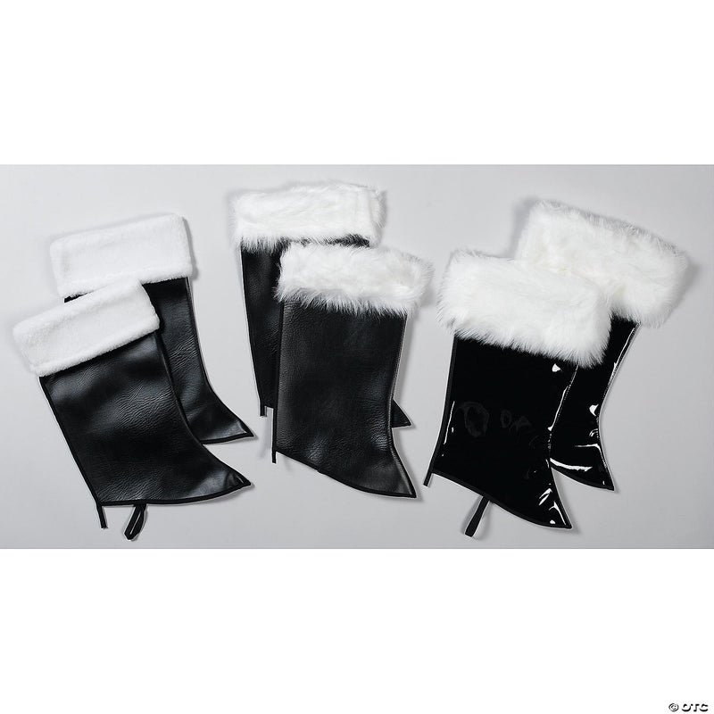 Deluxe Plush Santa Boot Tops - LARGE - image 2