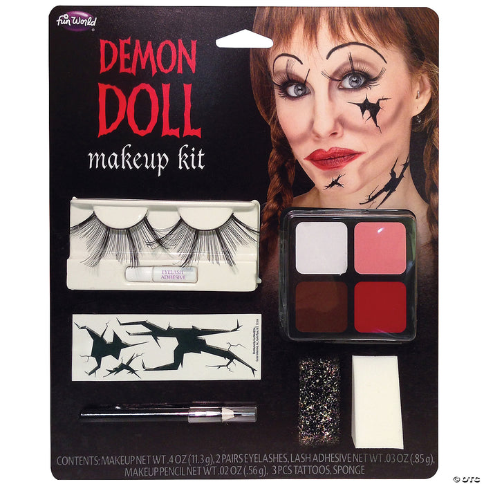 Demon Doll Face Makeup Kit | Costume-Shop.com