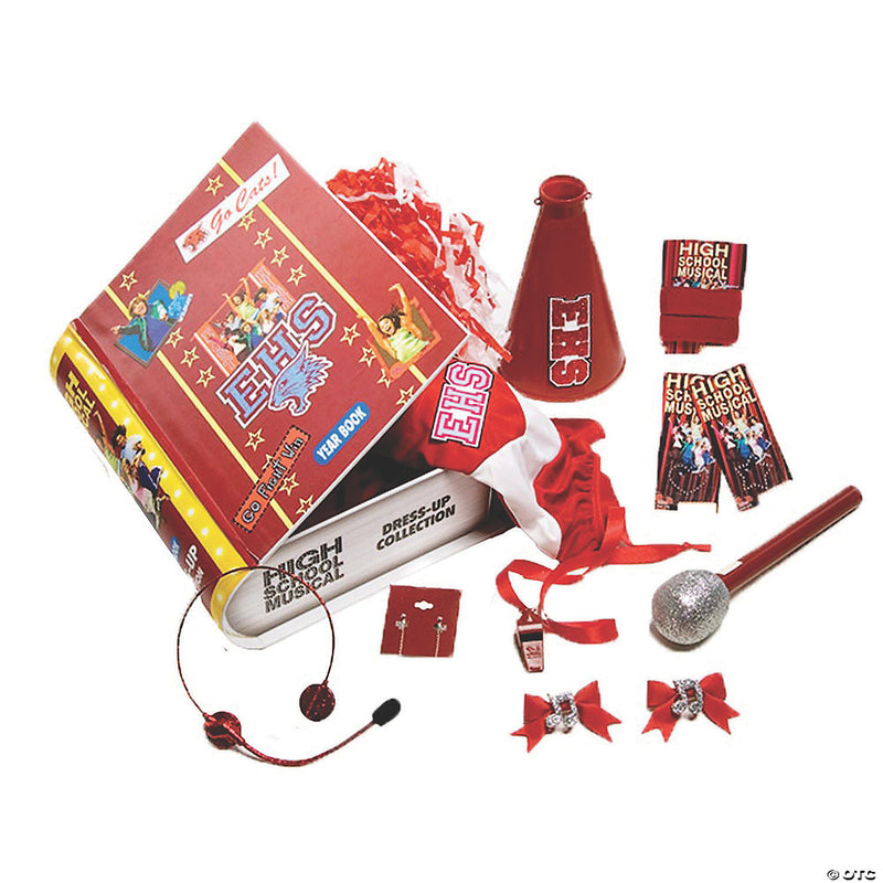 Dress Up Yearbook Cheerleader Costume Kit - image 1