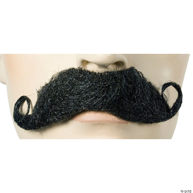 Men's English Mustache - BLACK - image 1