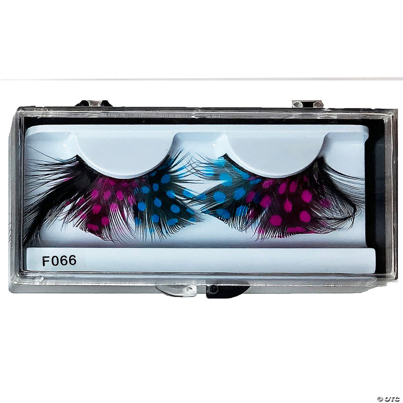 Eyelashes Feather | Costume-shop.com - BLACK-WHITE - image 1