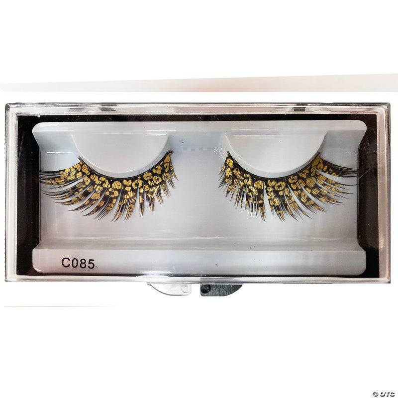 Eyelashes Leopard | Costume-shop.com - GOLD - image 1