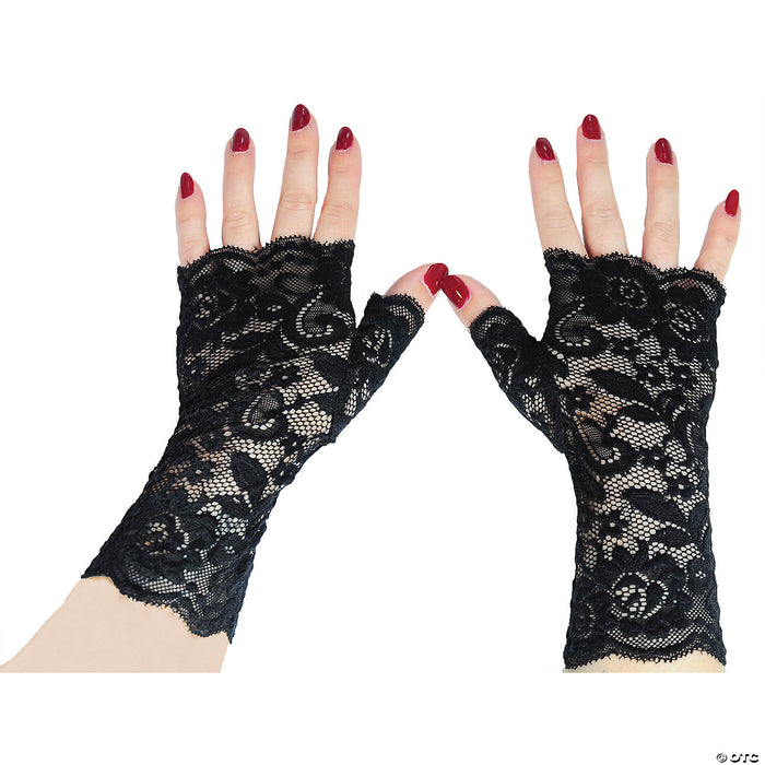 Fingerless Lace Armwarmers