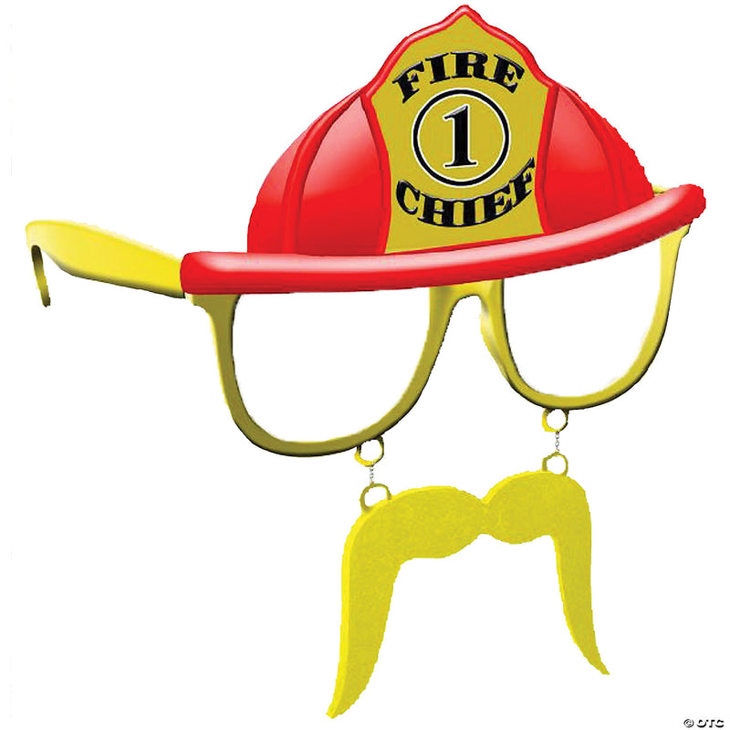 Fire Chief Sun-Staches® Glasses | Costume-Shop.com - image 1