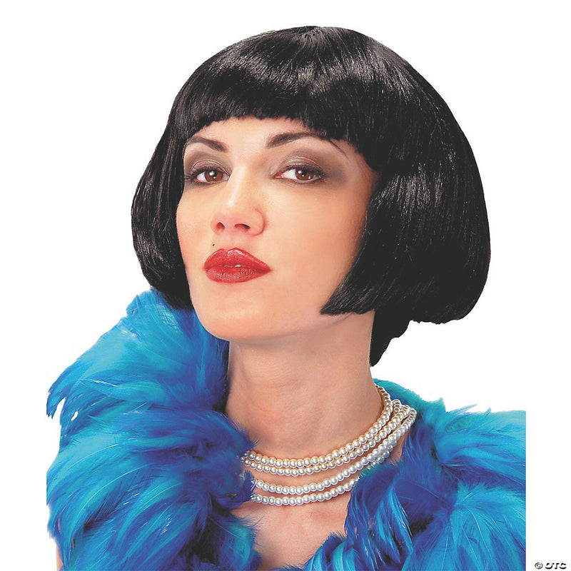 Flapper Black Wig - image 1