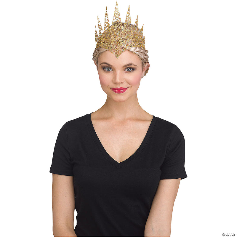 Holographic Glitter Queen Crown | Costume-Shop.com - BLACK - image 2