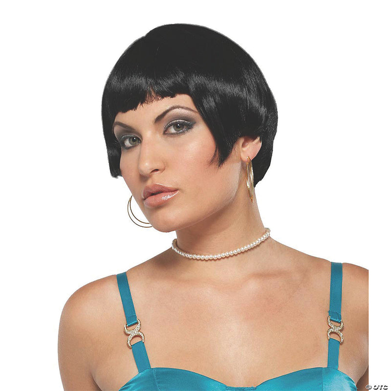 Fresh Flapper Black Wig - image 1