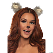 Black Furry Animal Ear Clips | Costume-Shop.com - BLACK - image 2