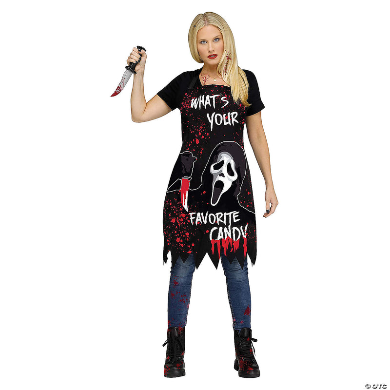 Ghost Face Horror Apron | Costume-shop.com - image 1