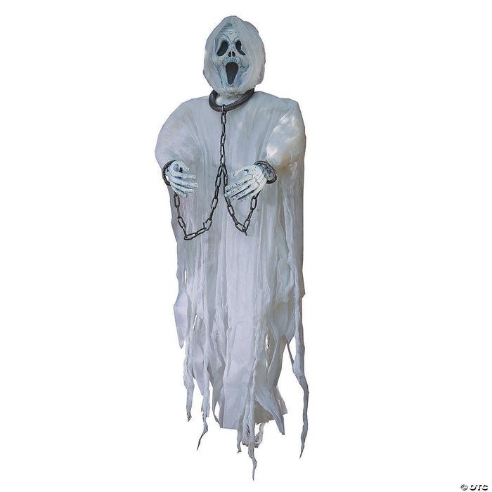 Ghost Face Hanging Figure Halloween Décor