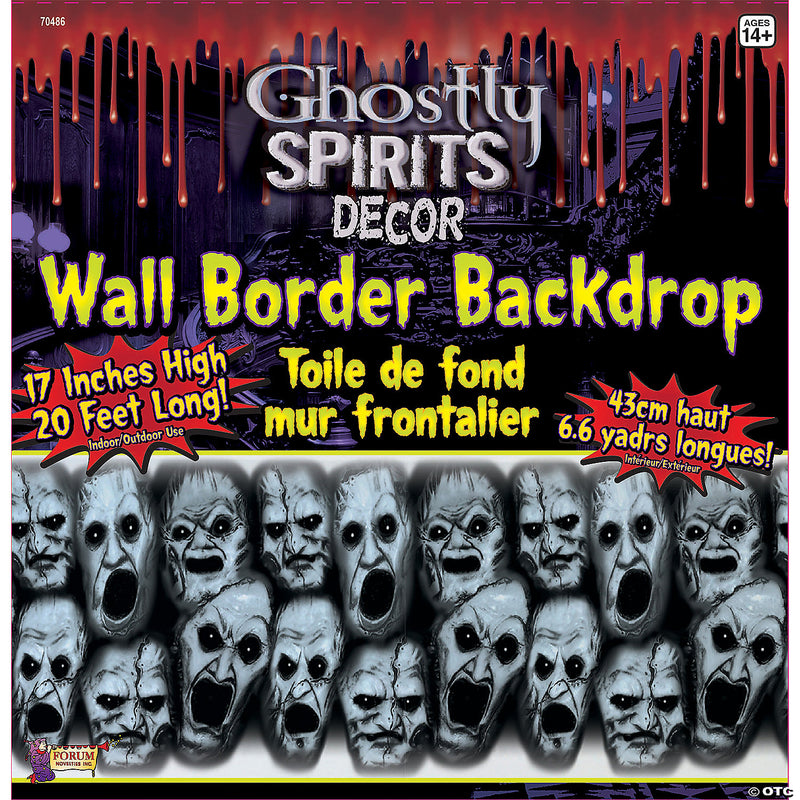 Ghostly Spirits Border Backdrop - image 1