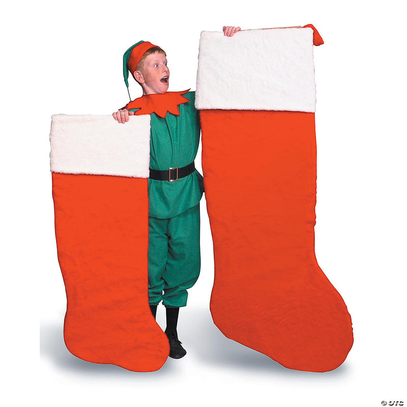 Giant Plush Santa Stocking | Costume-shop.com - image 1