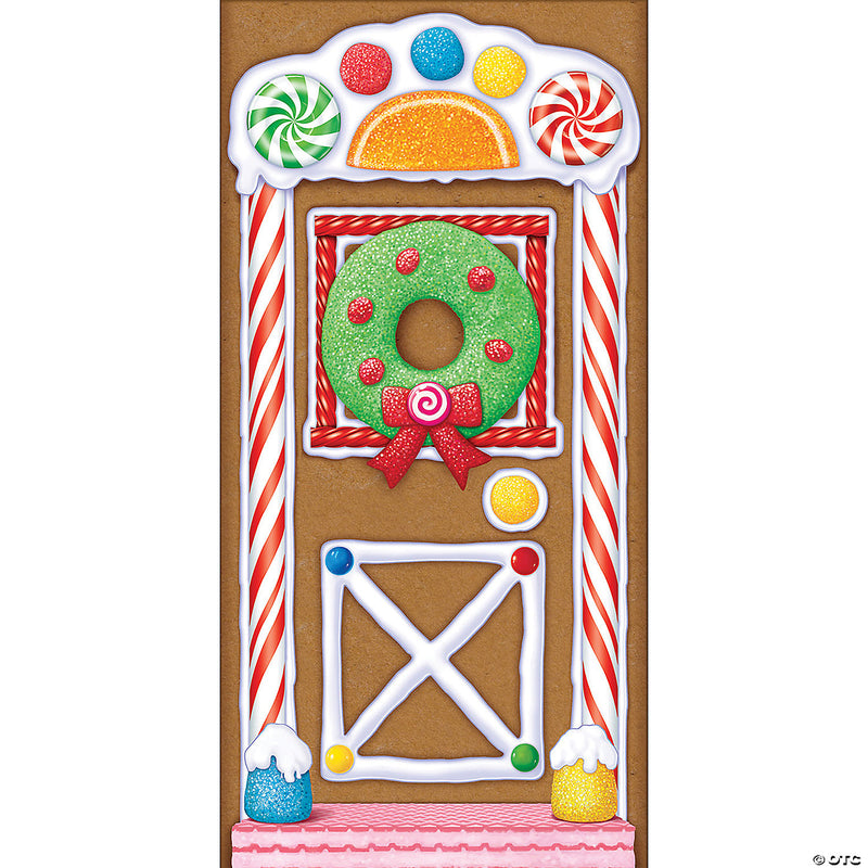 Gingerbread House Door Cover - image 1
