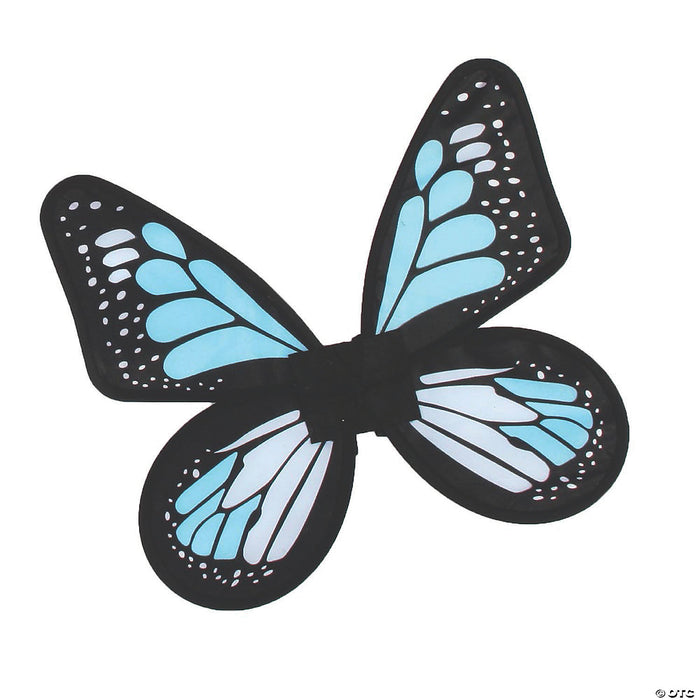 Girl’s Blue & Teal Satin Butterfly Wings
