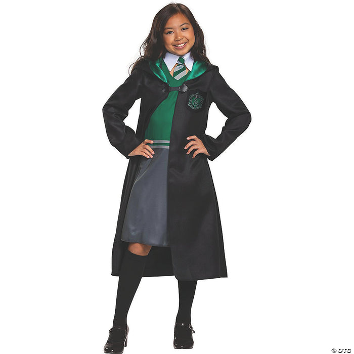 Girl's Classic Harry Potter Slytherin Dress Costume - Large