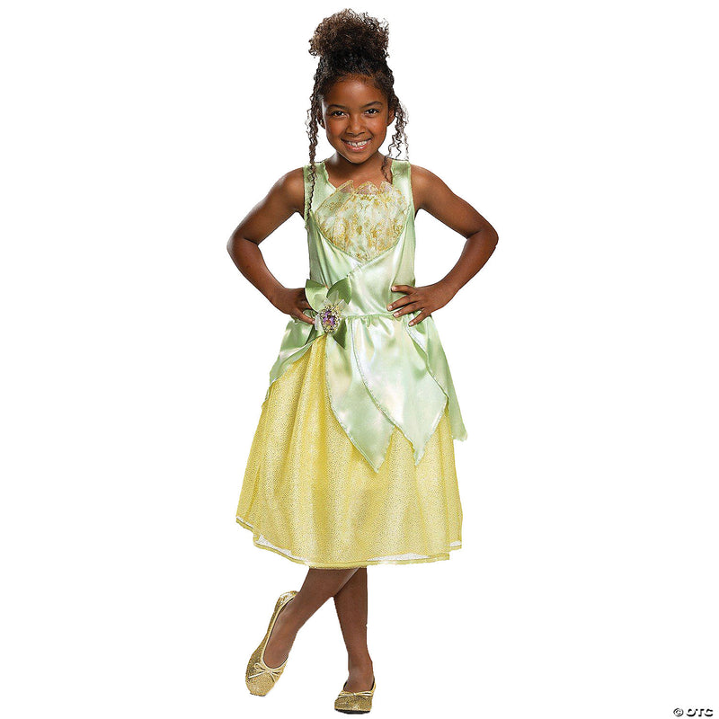 Girl's Classic Tiana Costume Medium - CHILD MEDIUM - image 1