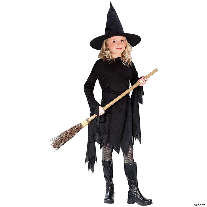 Girl's Classic Witch Costume - Large