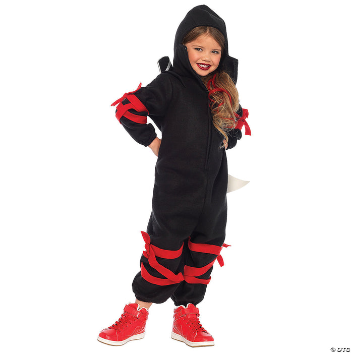Girl's Cozy Ninja Kigarumi Funsie Costume