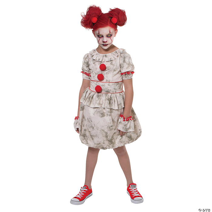 Girl's Dancing Clown Costume
