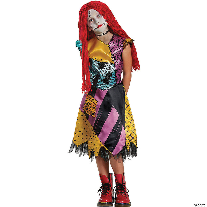 Girl's Deluxe The Nightmare Before Christmas Sally Costume - Large - GIRLS 10-12 - image 2