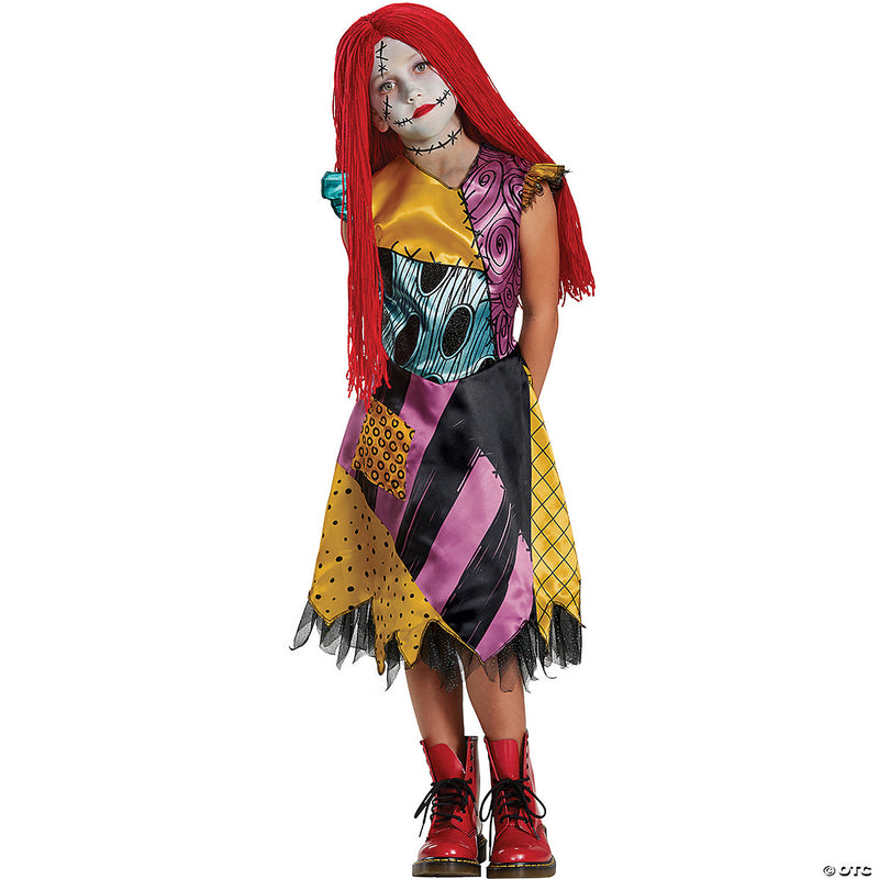 Girl's Deluxe The Nightmare Before Christmas Sally Costume - Large - GIRLS 10-12 - image 3