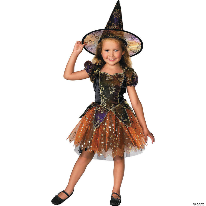 Girl's Elegant Witch Costume - Medium