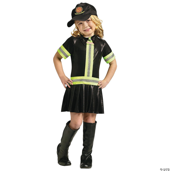 Toddler Girl’s Firefighter Costume - 24 Months-2T