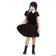 Girl's Gothic Dress Costume - LARGE - image 2