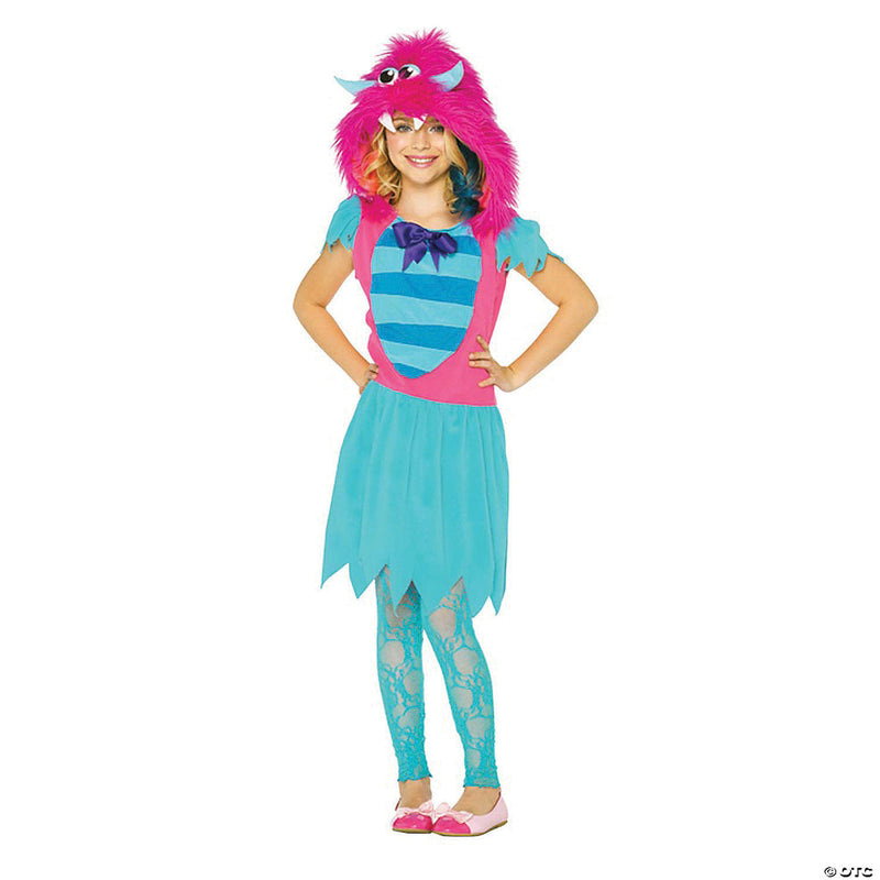 Girl's Growling Gabby Monster Costume - Small - GIRLS 4-6 - image 1