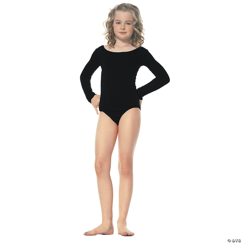 Long-Sleeved Opaque Bodysuit | Costume-shop.com - BLACK / MEDIUM - image 1