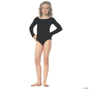 Long-Sleeved Opaque Bodysuit | Costume-shop.com - BLACK / MEDIUM - image 3