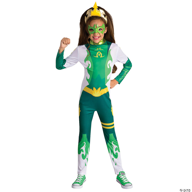 Girl's Mysticons Emerald Costume - MEDIUM - image 1