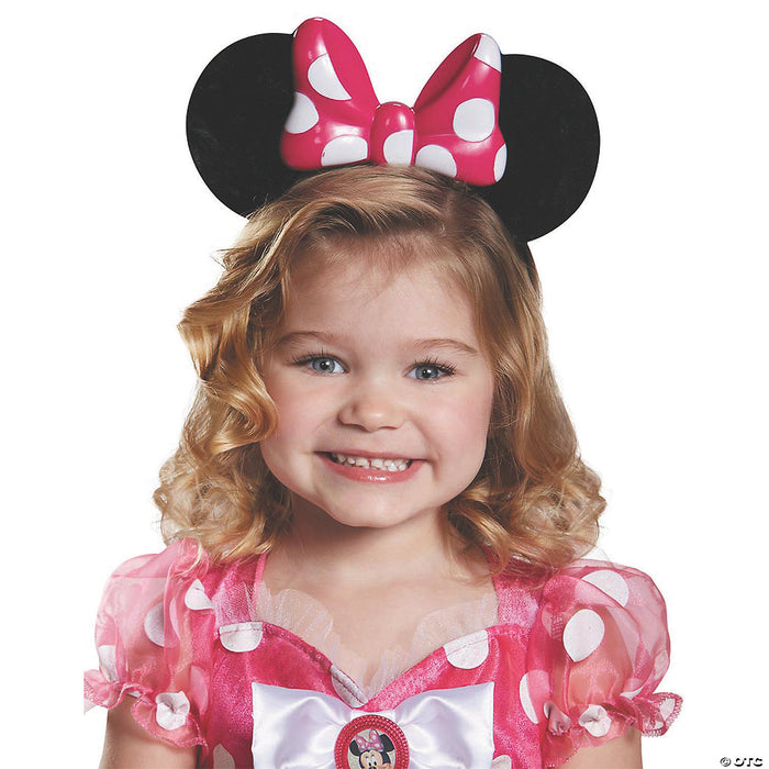 Girl's Pink Minnie Mouse Lite Up Ears