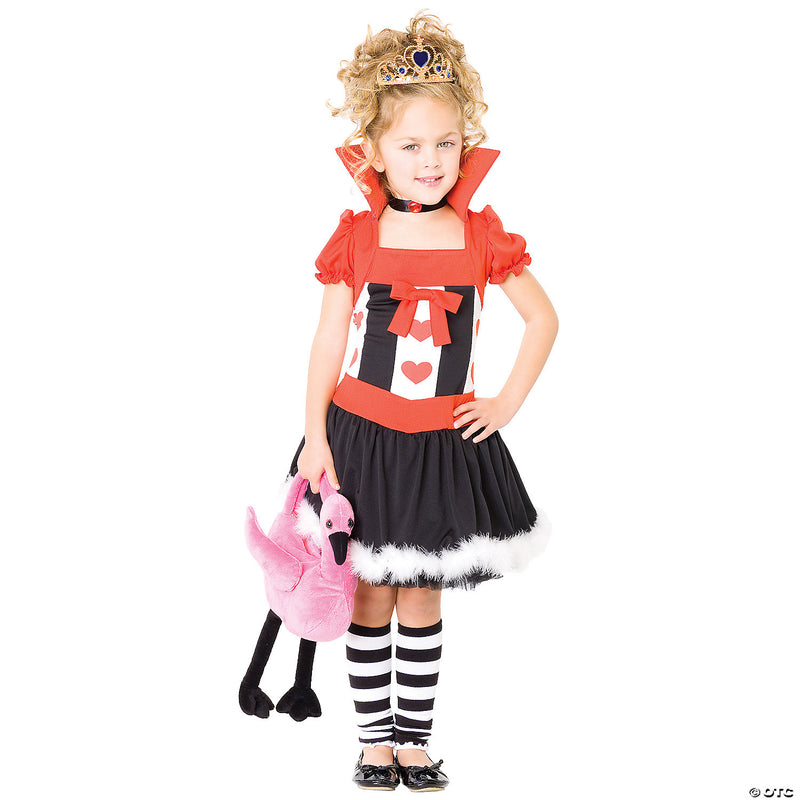 Girl's Queen Of Hearts Costume - image 1