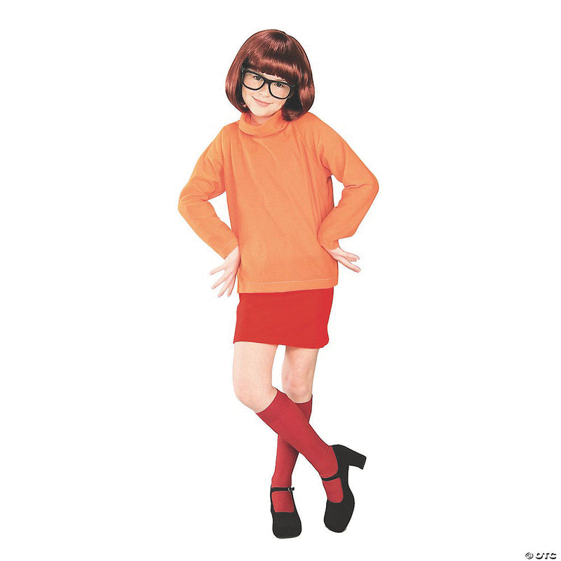 Girl's Scooby Doo Velma Costume - Large - image 1
