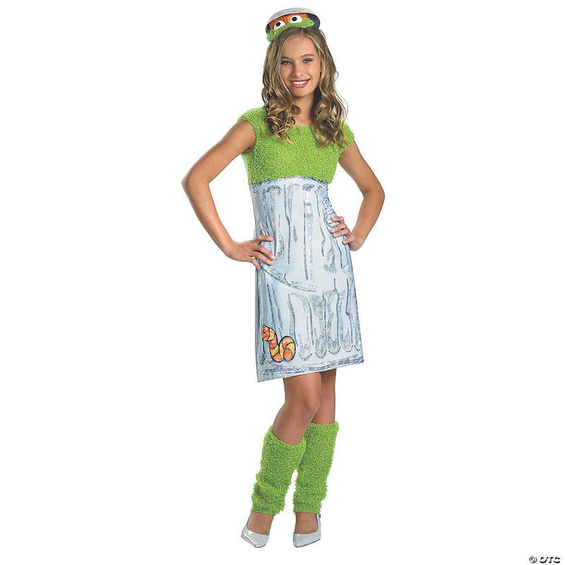 Girl's Sesame Street Oscar the Grouch - GIRLS 10-12 - image 1