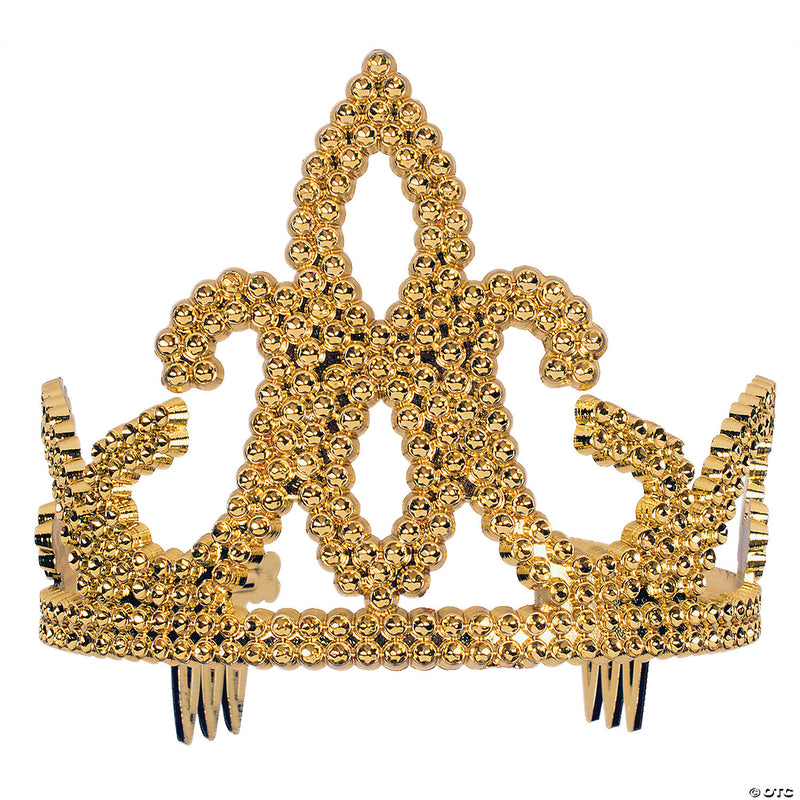 Girl's Silver Plastic Tiara - SILVER - image 1