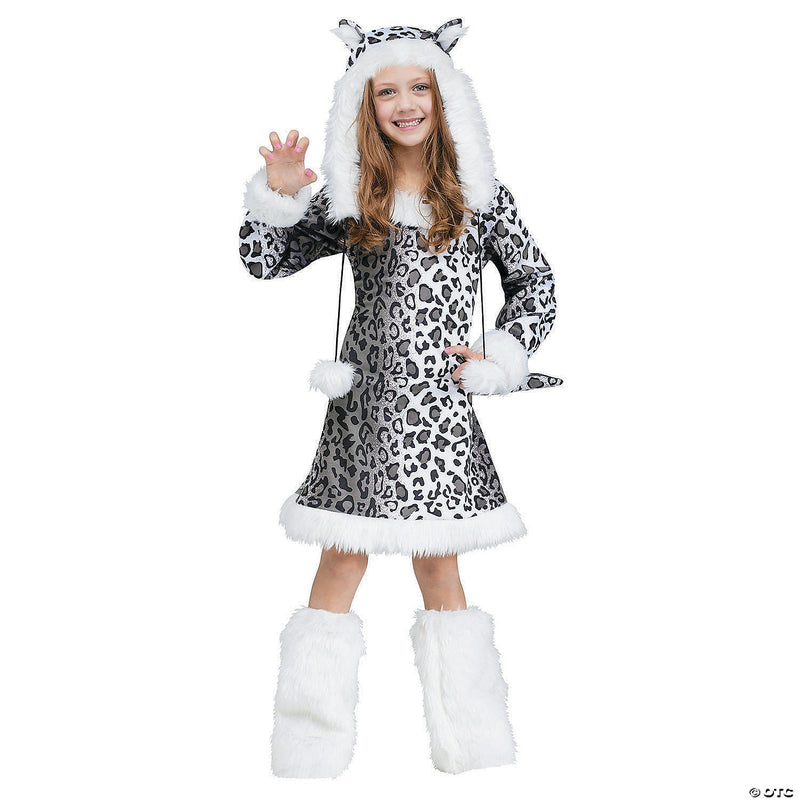 Girl's Snow Leopard Costume | Costume-Shop.com - LARGE - image 1