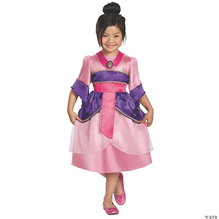 Girl's Sparkle Classic Mulan Costume - Small