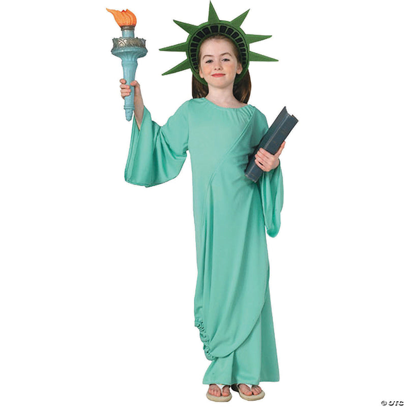 Girl’s Statue of Liberty Costume - Medium - MEDIUM - image 1