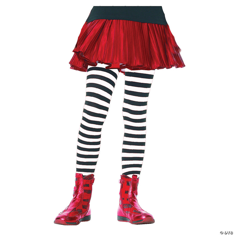 Girl's Striped Tights | Costume-Shop.com - PURPLE-DARK / LARGE - image 5