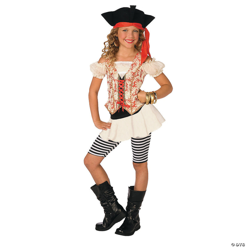 Girl's Swashbuckler Pirate Costume - GIRLS 12-14 - image 2