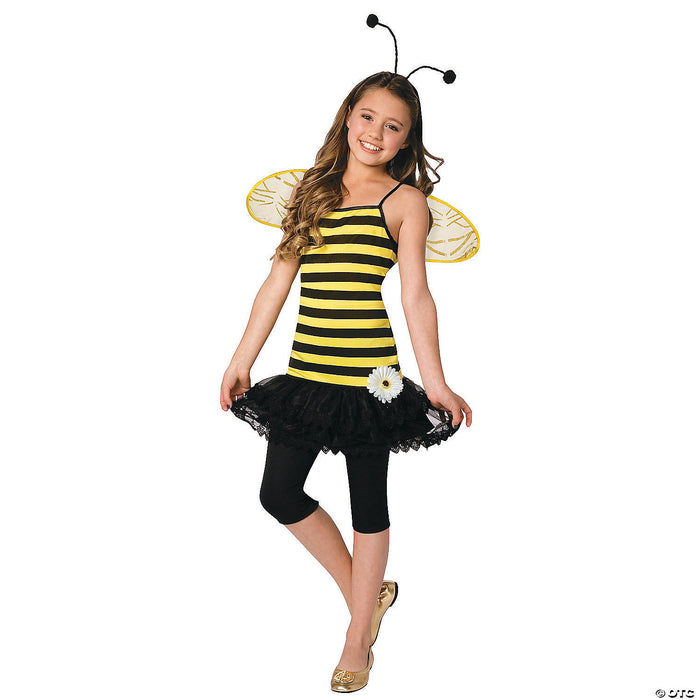 Girl's Sweet as Honey Bee Costume - Large
