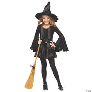 Girl's Witch Stitch Costume - Large - LARGE - image 1