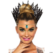 Sparkling Black Die Cut Crown | Costume-Shop.com - BLACK - image 1