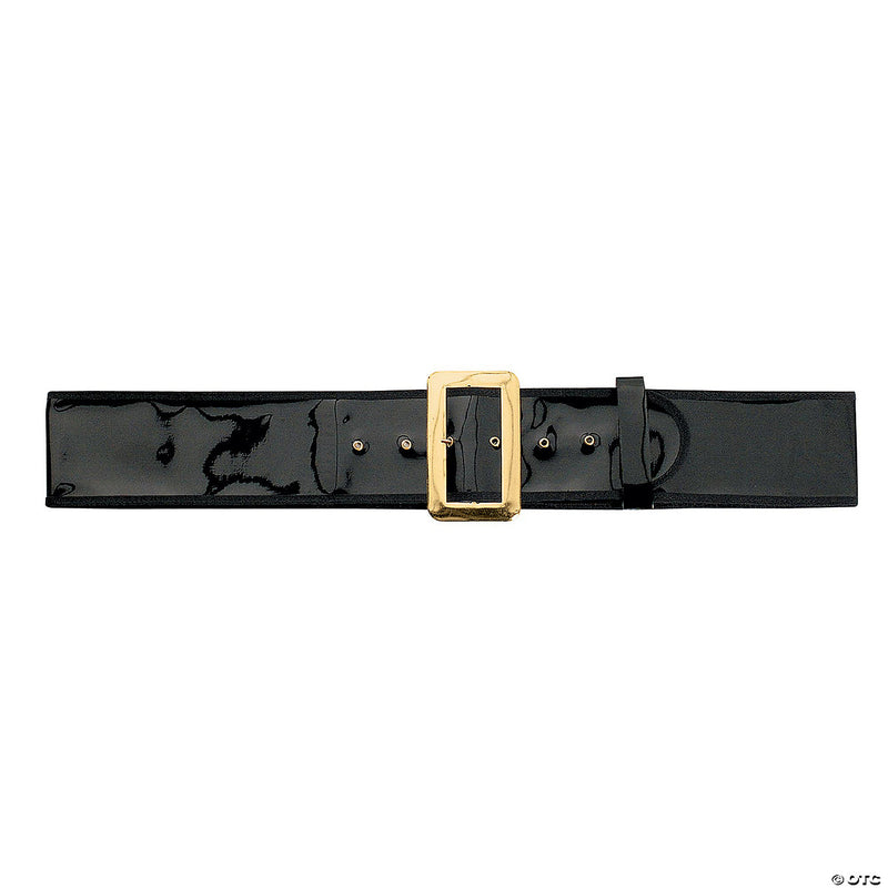 Glossy Patent Leather Santa Belt - image 1